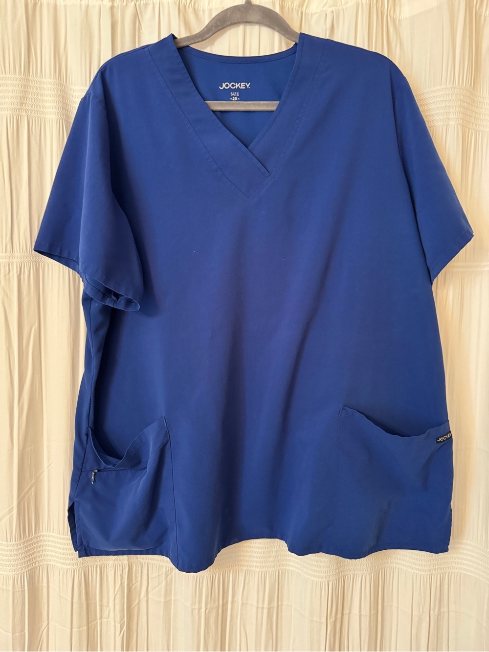 Jockey Scrub Top Galaxy Blue